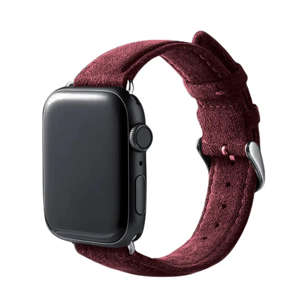 Apple Watch Buckle Bands - Burgundy