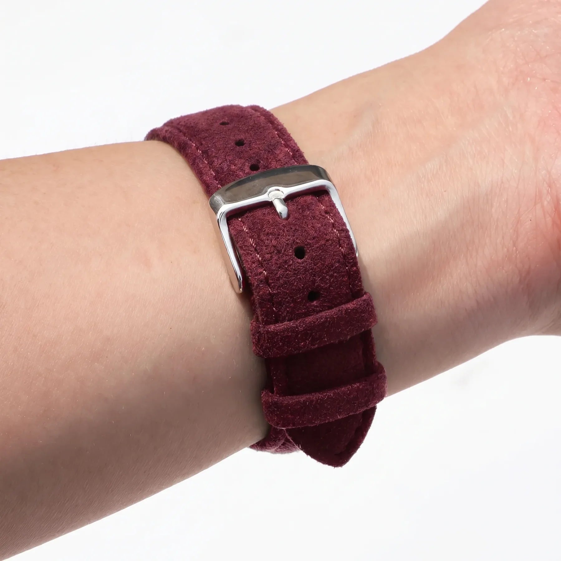 Apple Watch Buckle Bands - Burgundy