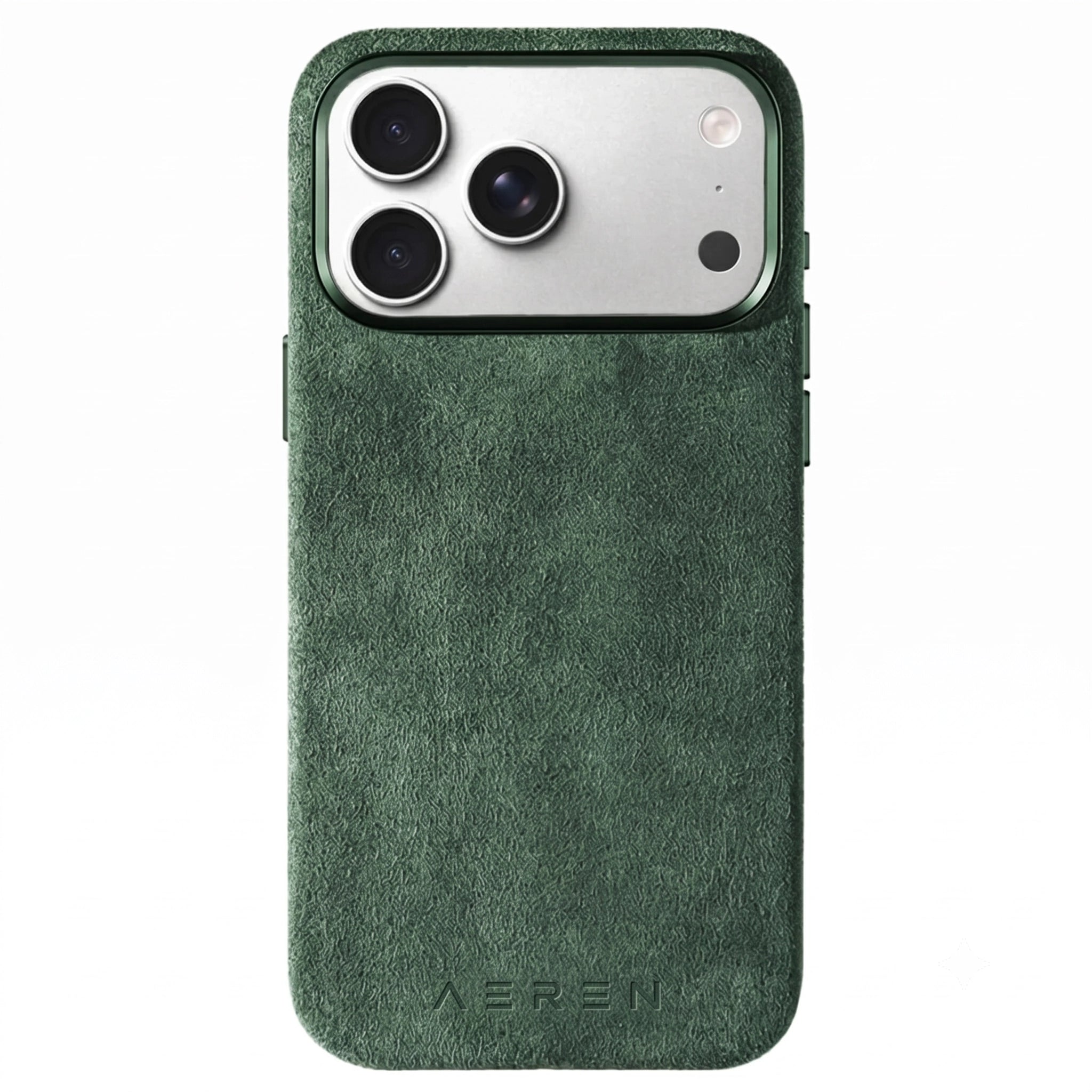 iPhone 17 Pro - Verde Musgo - Alcantara Case